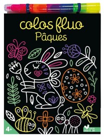 Les ateliers du calme : colos fluo : Pâques (avec un feutre multimines)