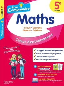 Pour comprendre les maths : 5e ; cahier d'entraînement