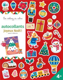 Les ateliers du calme : autocollants joyeux Noël ! avec 6 décors