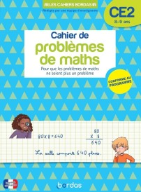 Cahier de problèmes de maths ; CE2 (édition 2024)