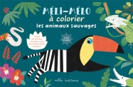 Méli-mélo à colorier les animaux sauvages