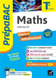 Prépabac cours & entraînement : maths, spécialité ; terminale générale