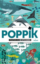 Poppik, poster ; les animaux des océans