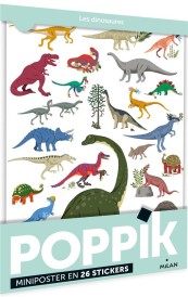 Poppik, miniposter ; les dinosaures