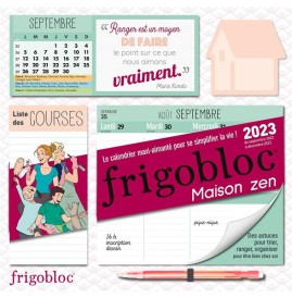 Frigobloc hebdomadaire maison zen (édition 2023) (de septembre 2022 à décembre 2023)