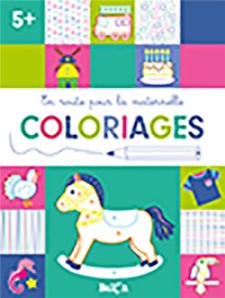 En route pour la maternelle ; coloriages