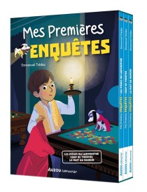Mes premières enquêtes : coffret vol.4 : t.10 à t.12 : les pièges du labyrinthe ; coup de théâtre ; la nuit au manoir