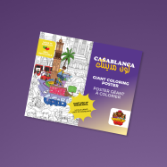 POSTER COLORIAGE CASABLANCA