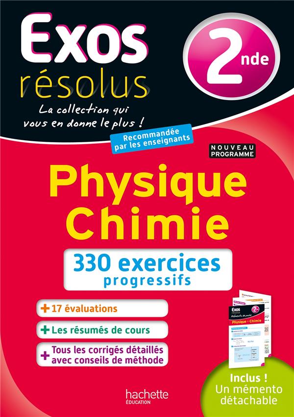 Exos résolus ; physique-chimie ; 2de