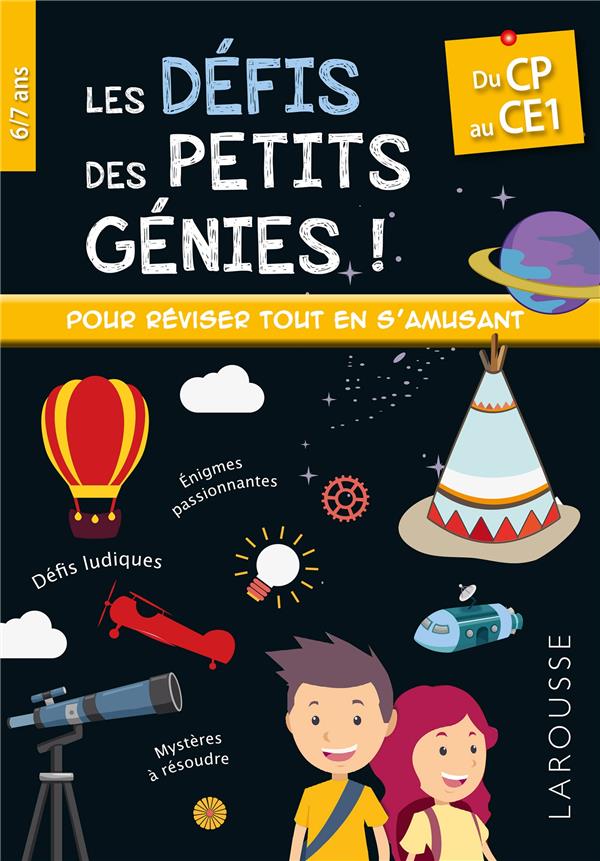 Les défis des petits génies ! : Du CP au CE1