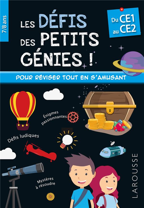 Les défis des petits génies ! : Du CE1 au CE2