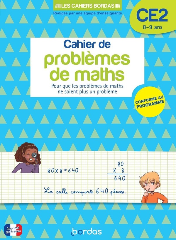 Cahier de problèmes de maths ; CE2 (édition 2024)