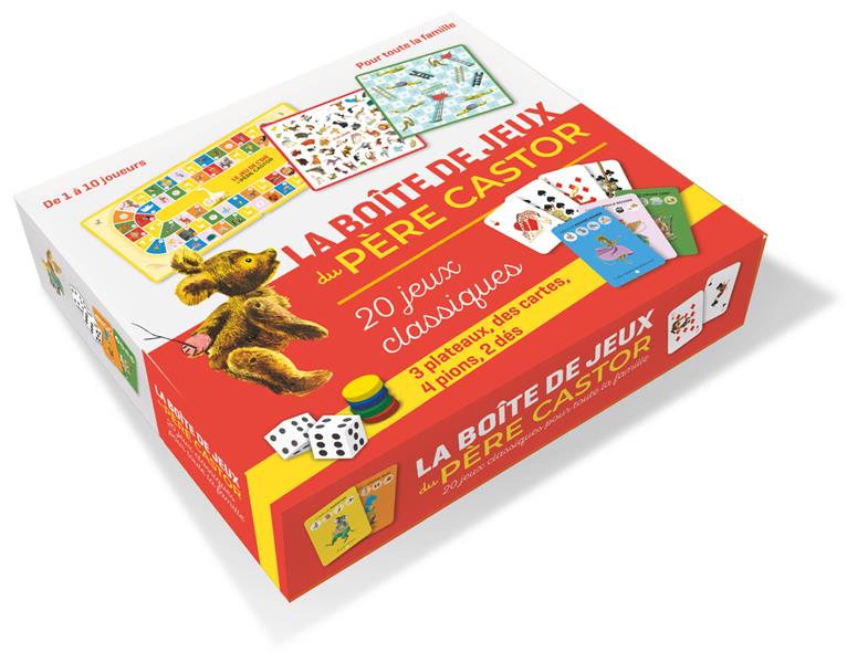La boite de jeux du pere castor ; 20 jeux classiques