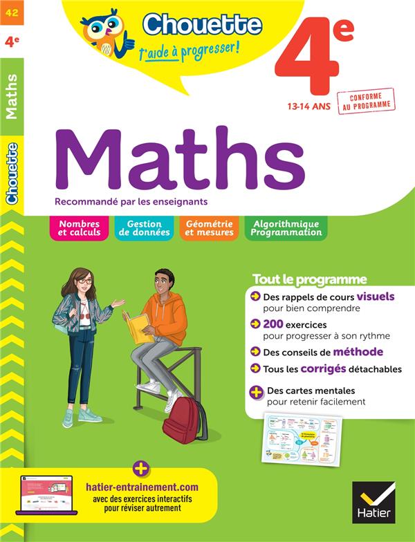 Chouette entraînement t.42 ; maths ; 4e