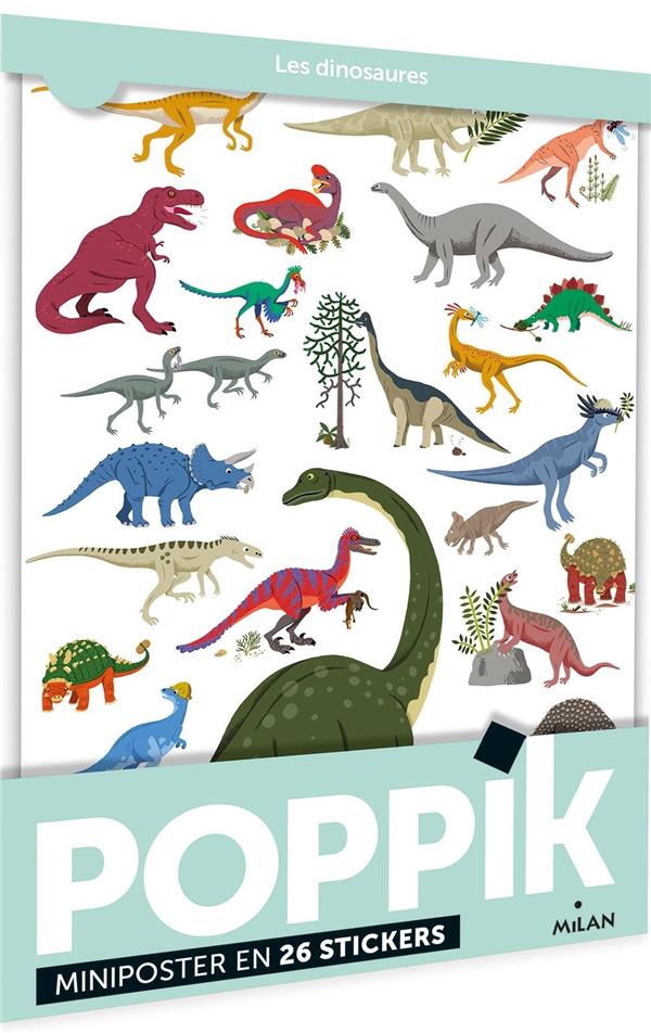 Poppik, miniposter ; les dinosaures