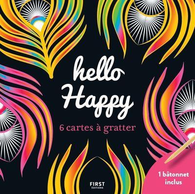 Cartes à gratter mini : hello happy