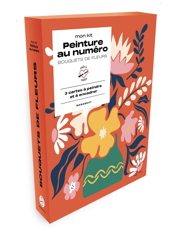 Mon kit peinture au numéro : Bouquet de fleurs