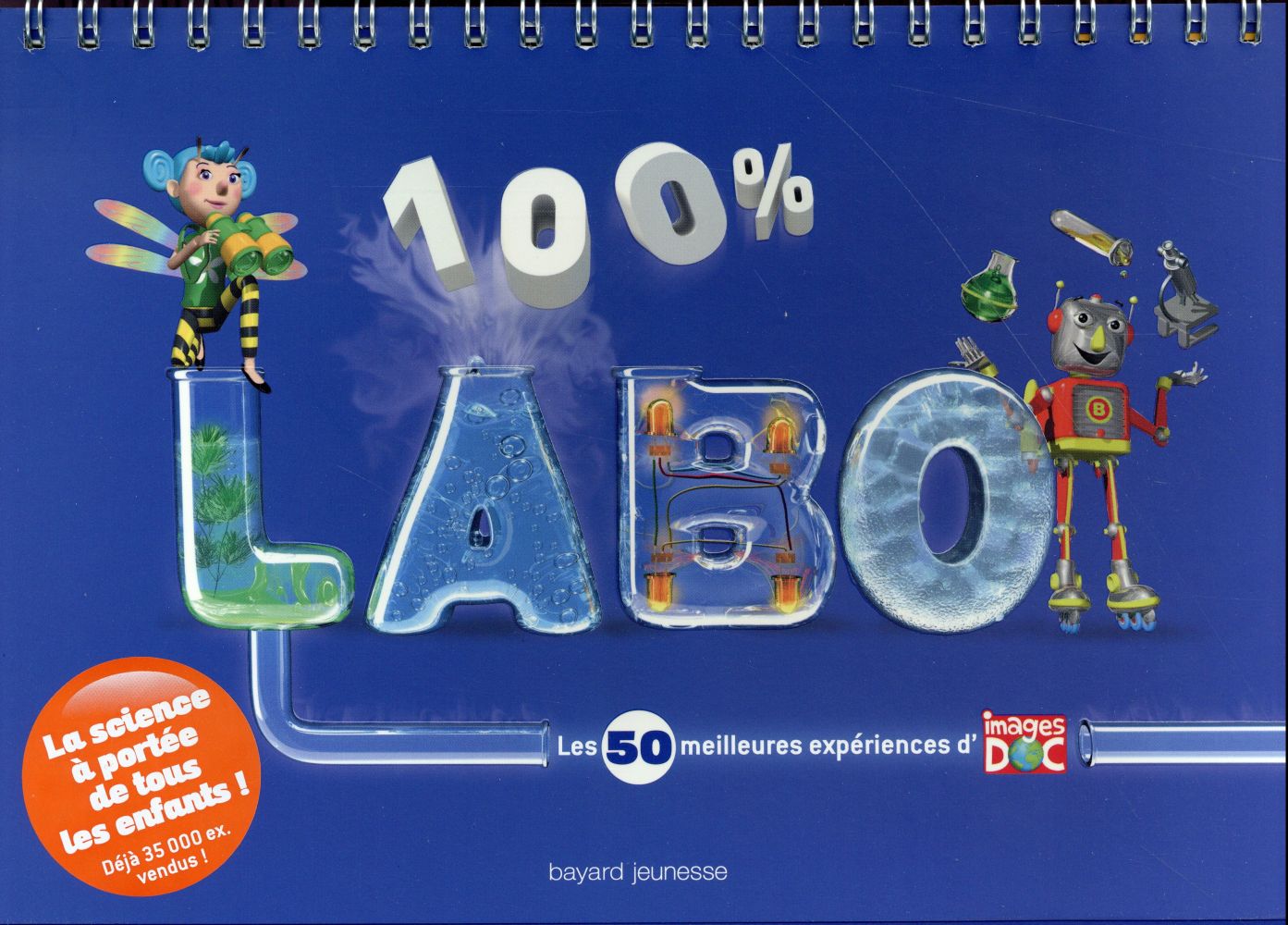 100% labo ; les 50 meilleurs expériences d'Images Doc