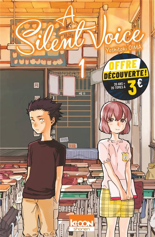 A silent voice Tome 1 (Offre découverte)