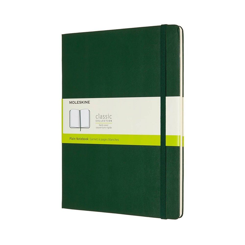MOLESKINE Carnet poche ligne vert couv rigide 9 X 14 CM