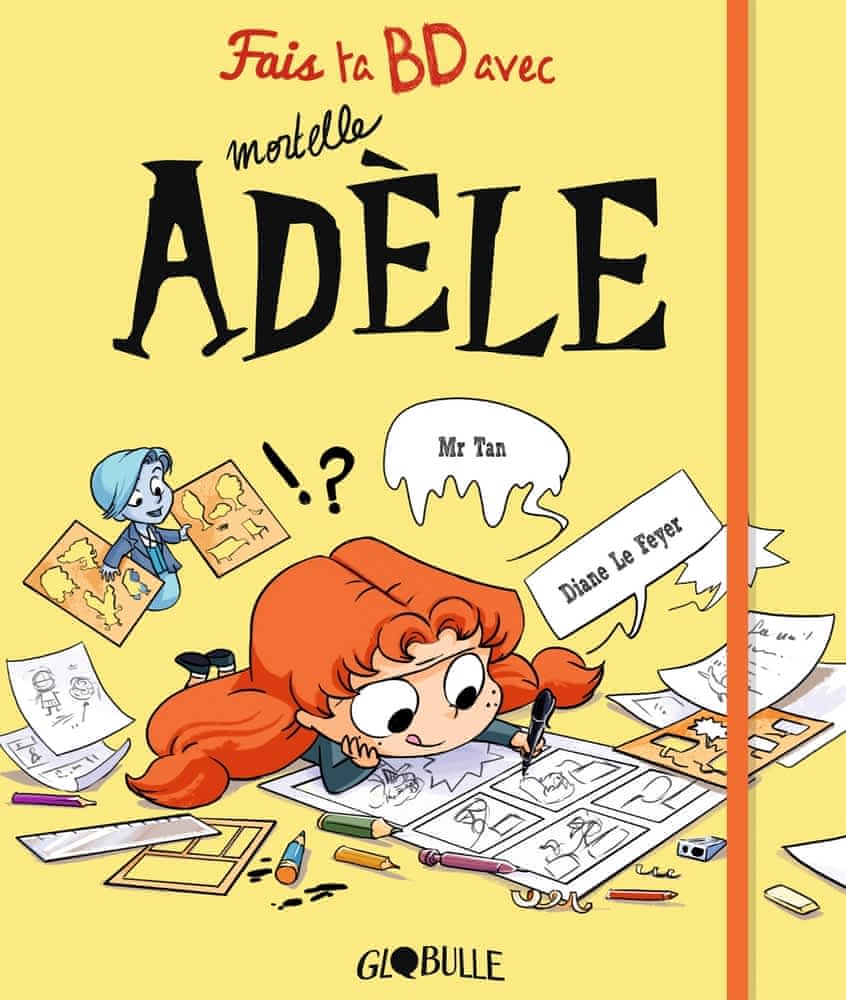 Fais ta BD avec Mortelle Adèle – Avec un gaufrier et des pochoirs